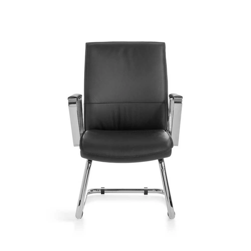 Armlehnen Freischwinger Aus Echtleder & Kunstleder - Janita - Image 3