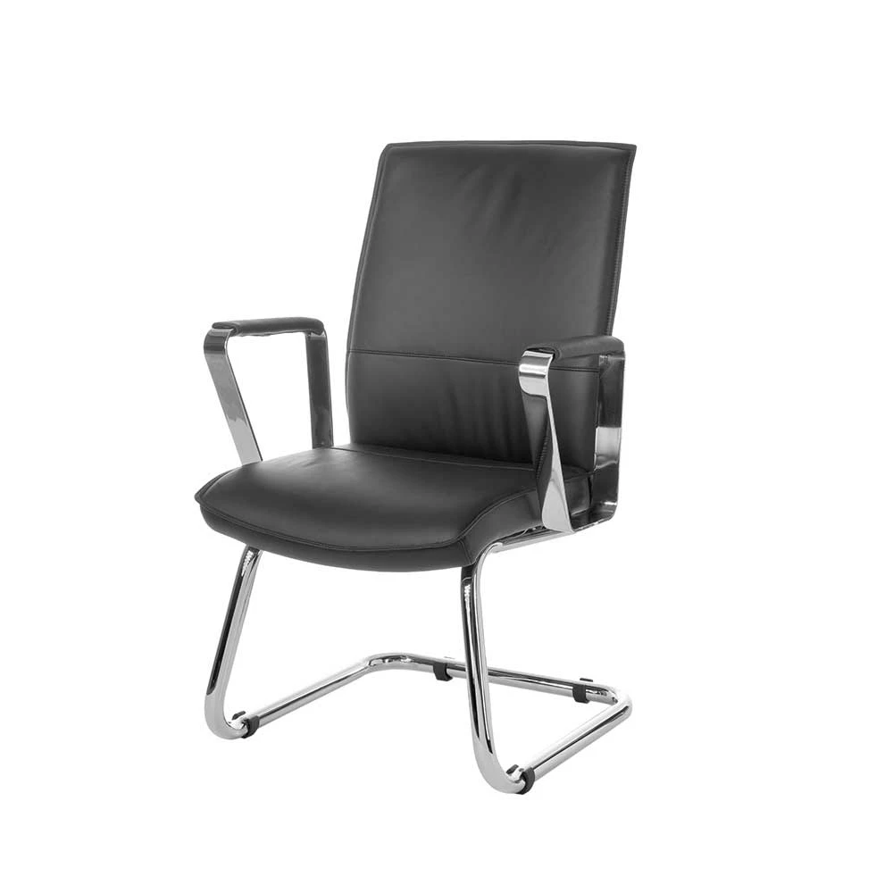 Armlehnen Freischwinger Aus Echtleder & Kunstleder - Janita