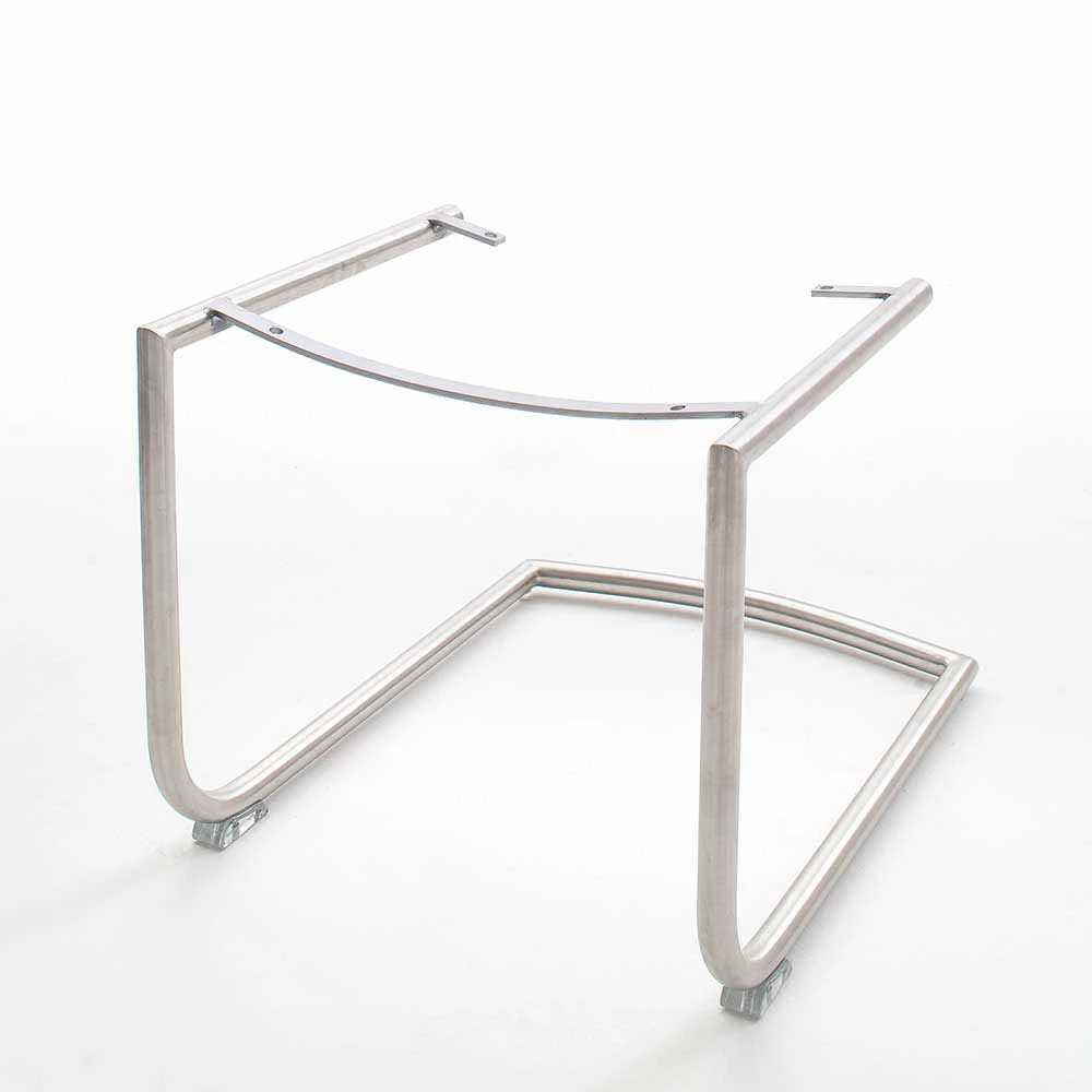 Armlehnen-Freischwinger In Grau Casualy Kunstleder (2er Set) - Image 4