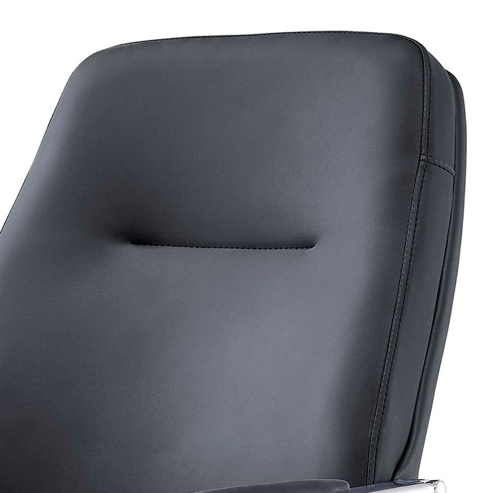 Armlehnen Freischwinger In Schwarz & Chrom - Tutan - Image 5