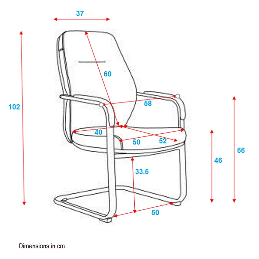 Armlehnen Freischwinger In Schwarz & Chrom - Tutan - Image 6