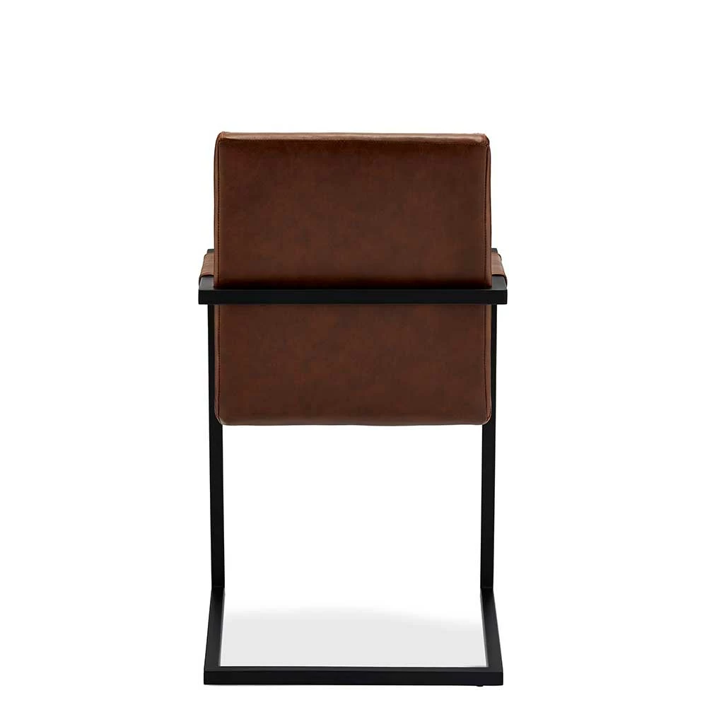 Armlehnenstuhl-Set In Cognac Braun - Tendra (2er Set) - Image 4