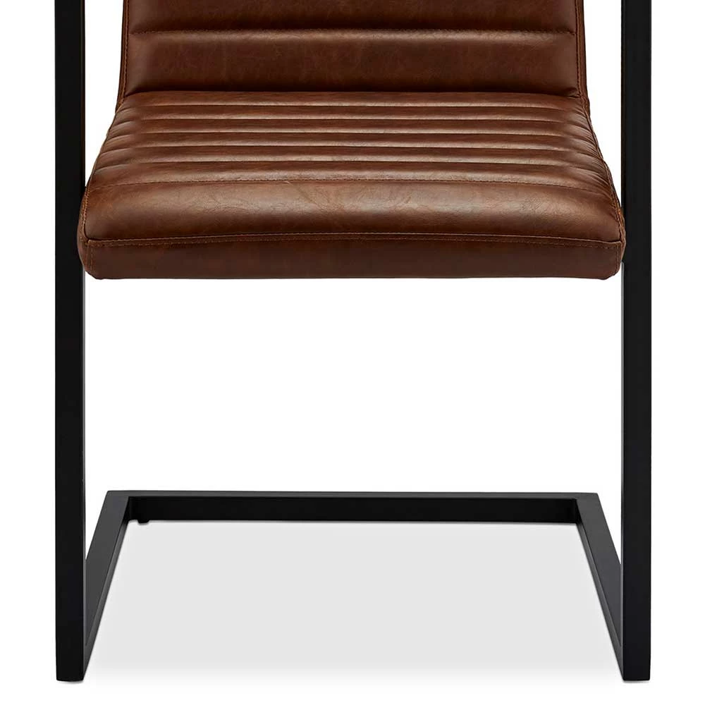 Armlehnenstuhl-Set In Cognac Braun - Tendra (2er Set) - Image 6