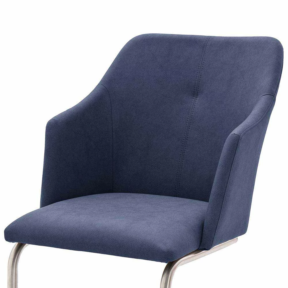 Armlehnstuhl In Dunkelblau - Concista (2er Set) - Image 3