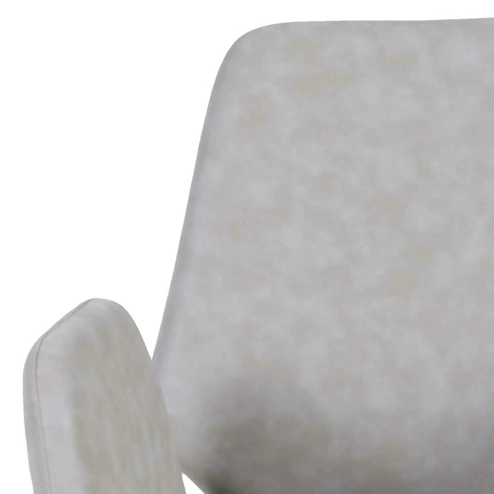 Armlehnstuhl In Hellgrau - Raufy - Image 5