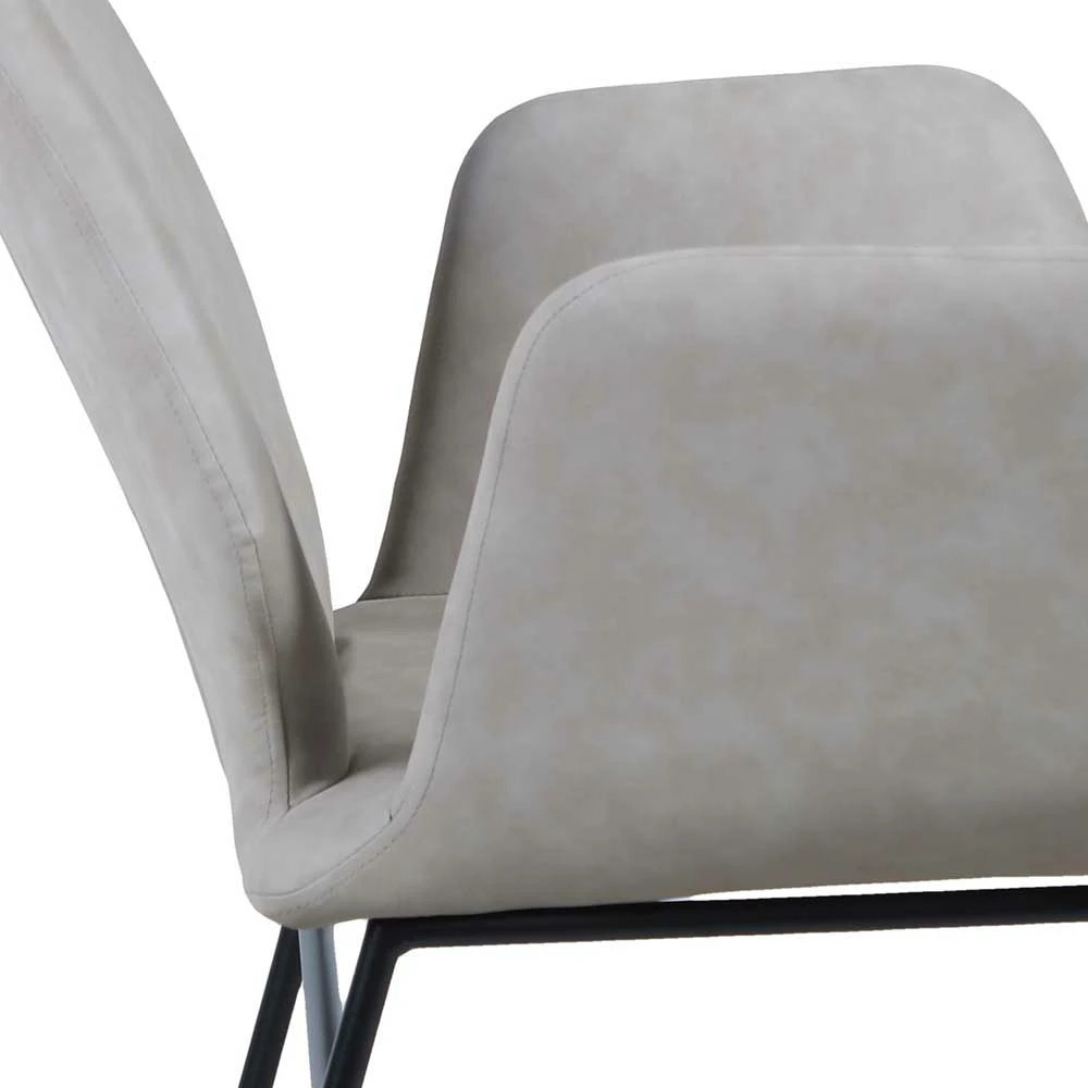 Armlehnstuhl In Hellgrau - Raufy - Image 6