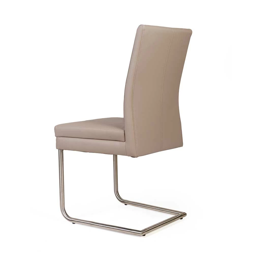 Beigefarbener Swingstuhl Mit Kunstleder - Zatranda (2er Set) - Image 4