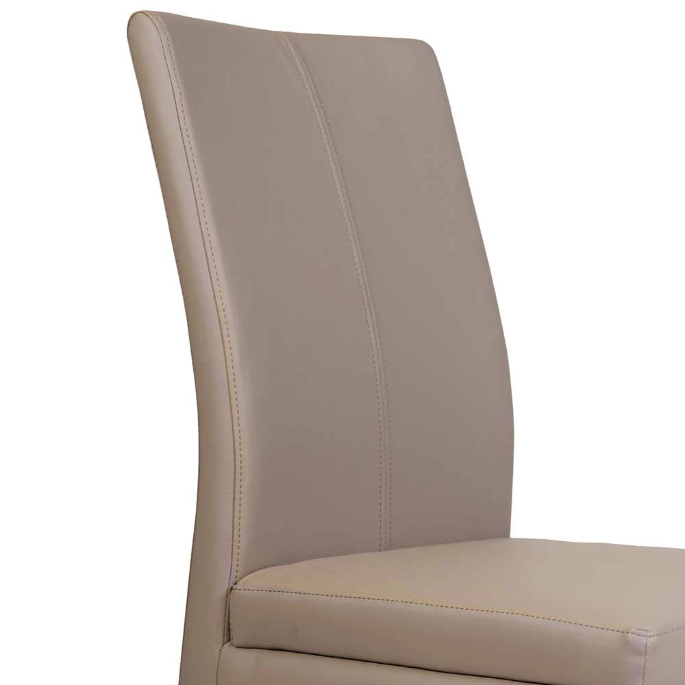 Beigefarbener Swingstuhl Mit Kunstleder - Zatranda (2er Set) - Image 5