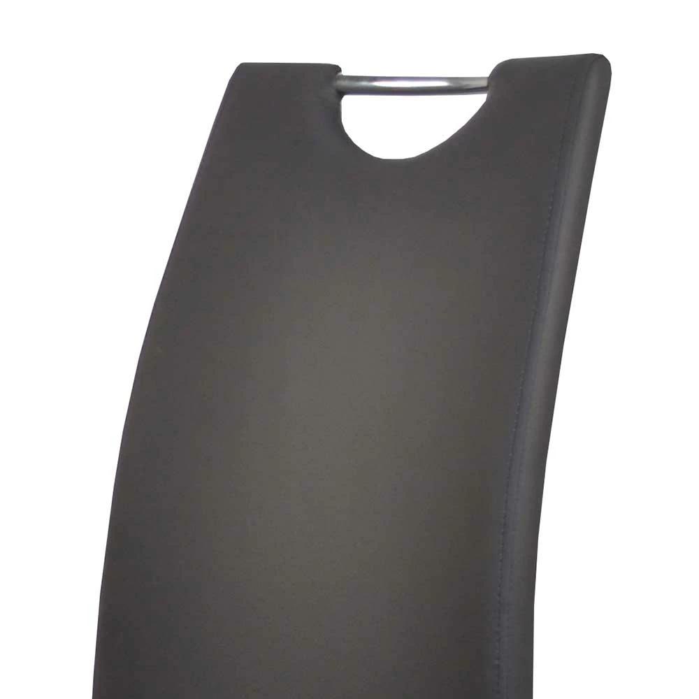 C-Fuß Freischwinger In Schwarz & Chrom - Taly (2er Set) - Image 5