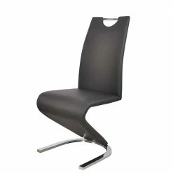 C-Fuß Freischwinger In Schwarz & Chrom - Taly (2er Set)