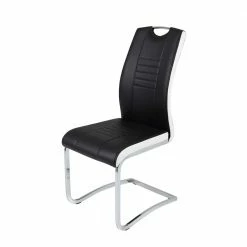 Design Essstühle In Schwarz Weiß - Dagello (Set)