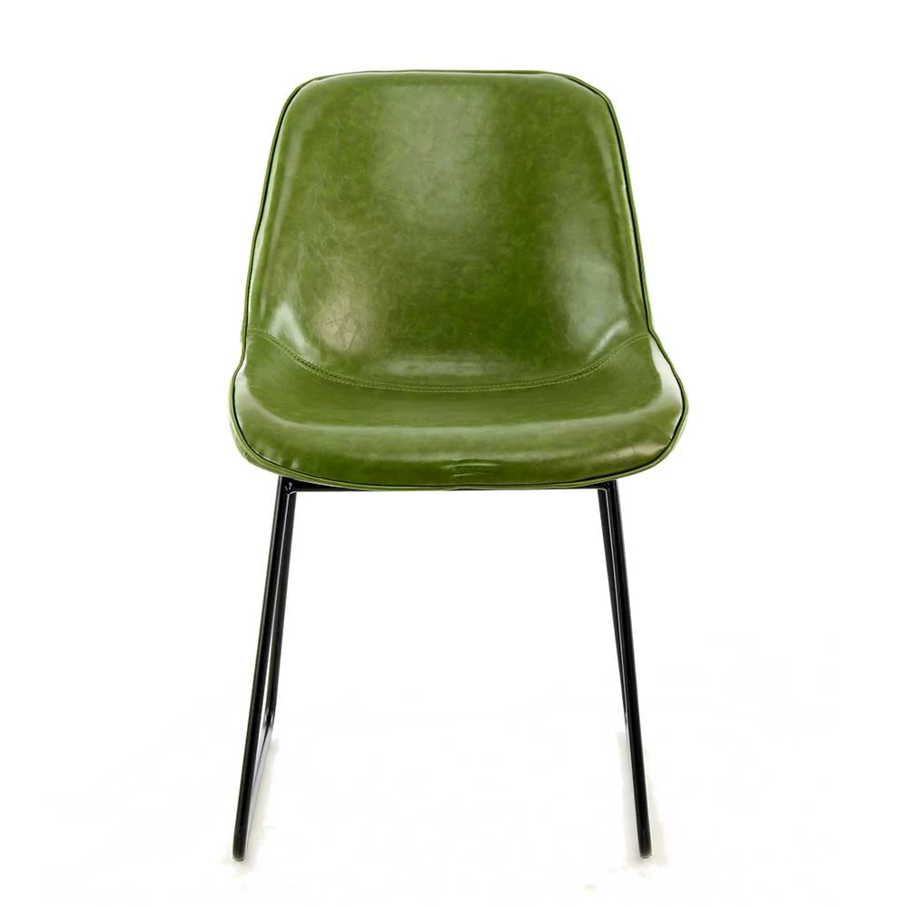 Design Stühle In Oliv Grün & Schwarz - Yannica (2er Set) - Image 2