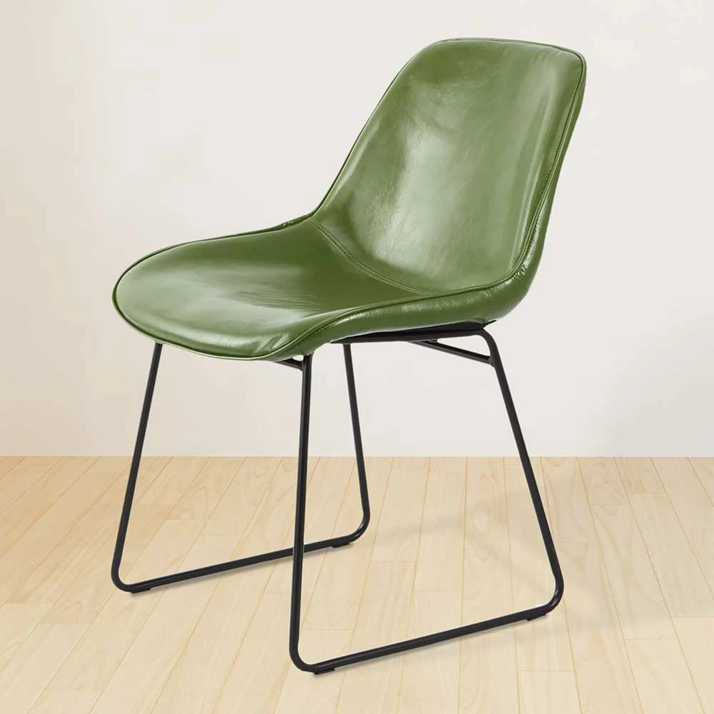 Design Stühle In Oliv Grün & Schwarz - Yannica (2er Set) - Image 3