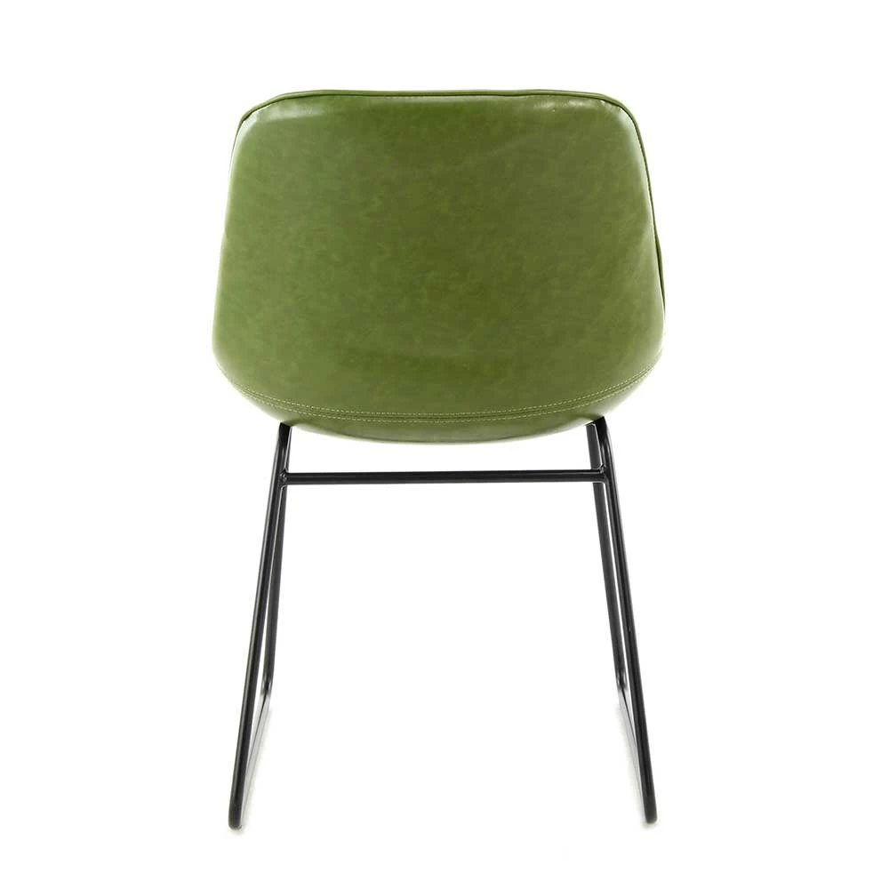 Design Stühle In Oliv Grün & Schwarz - Yannica (2er Set) - Image 5