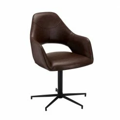 Drehbarer Esstisch Stuhl Mit Armlehnen - Viper (2er Set)