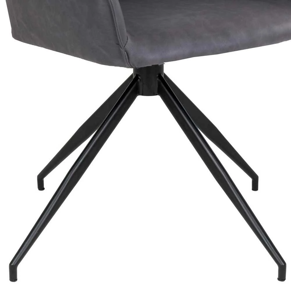 Drehbarer Polsterstuhl Mit Armlehnen - Multiva - Image 4