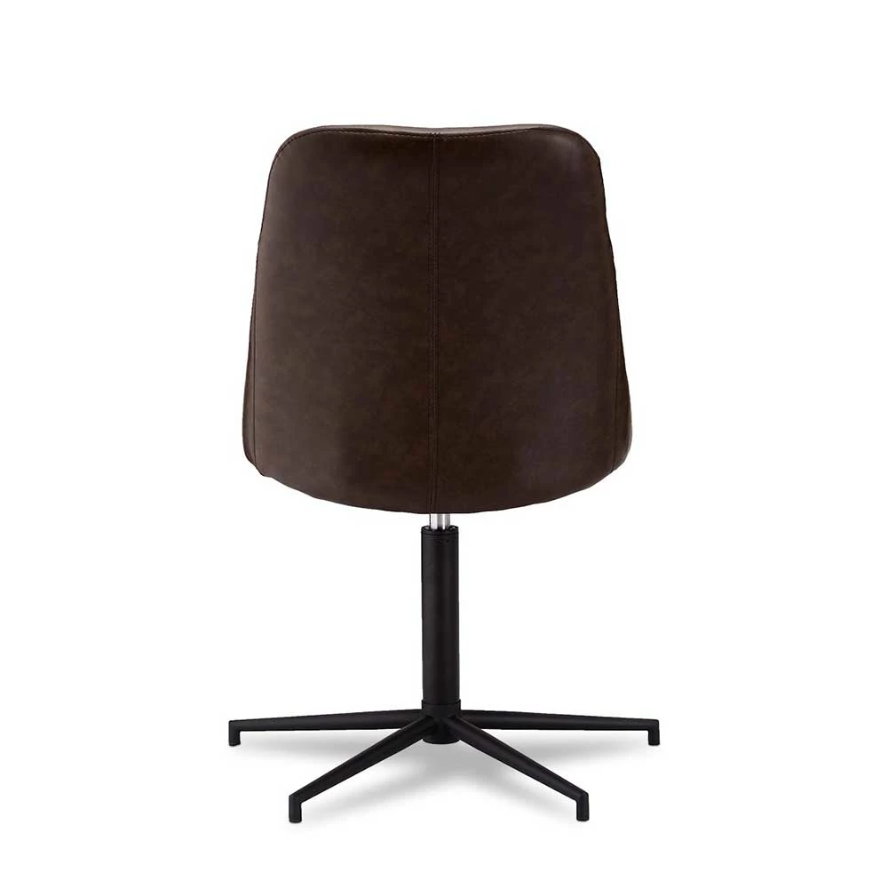 Dunkelbrauner Esszimmerstuhl Drehbar - Sumba (2er Set) - Image 4