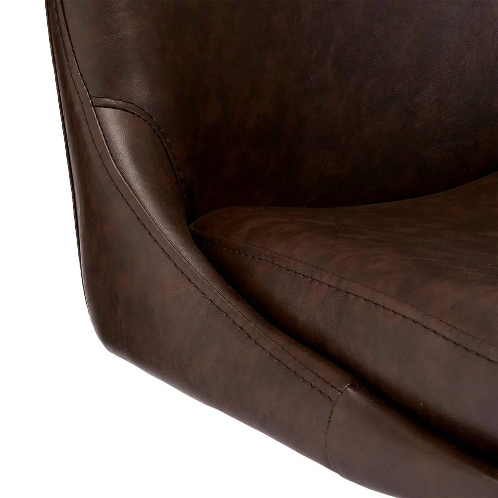 Dunkelbrauner Esszimmerstuhl Drehbar - Sumba (2er Set) - Image 6