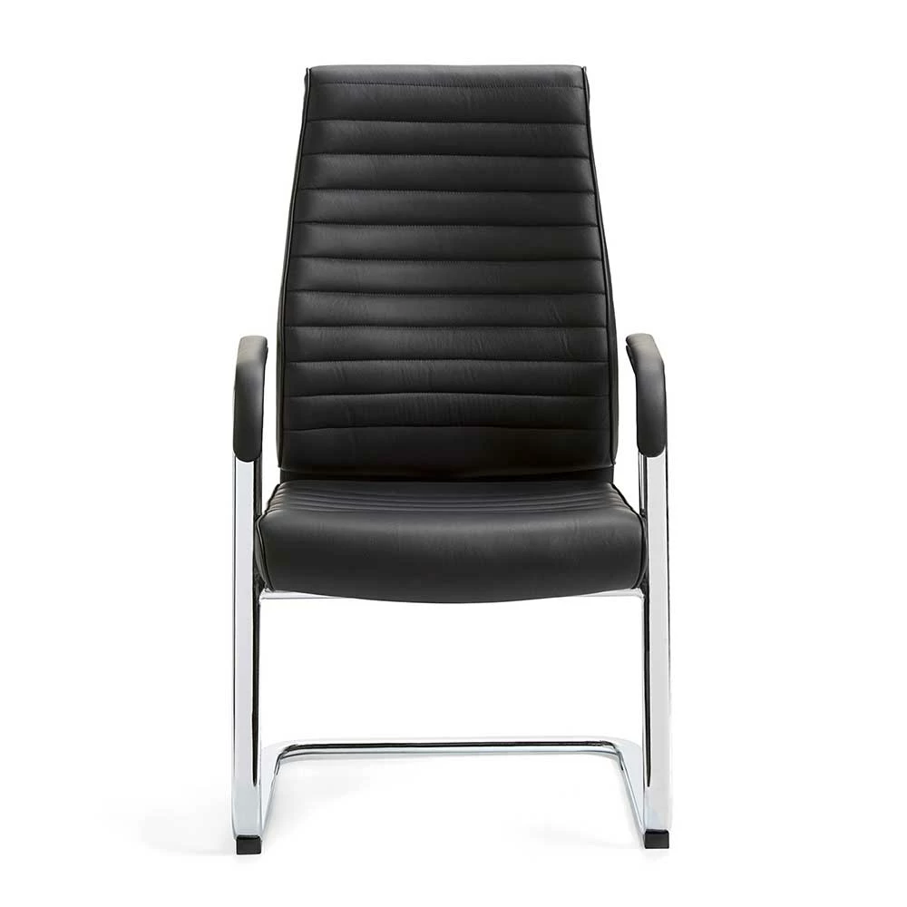 Echtleder Schwingstuhl Mit Armlehnen - Fieston - Image 2