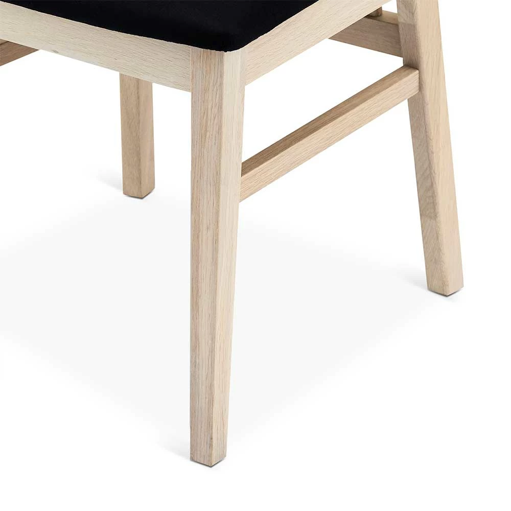 Eiche Stühle Mit Kunstledersitz - Docrona (2er Set) - Image 5