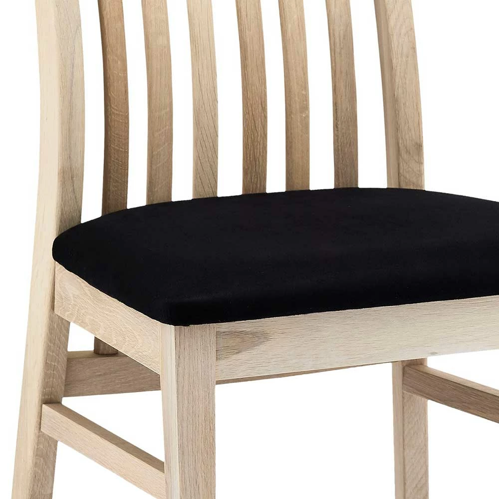 Eiche Stühle Mit Kunstledersitz - Docrona (2er Set) - Image 6