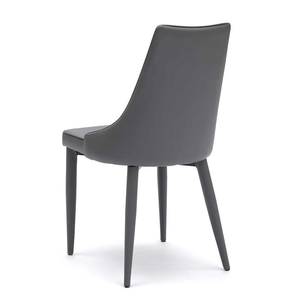Eleganter Esszimmerstuhl Fidelphia In Dunkelgrau (2er Set) - Image 4