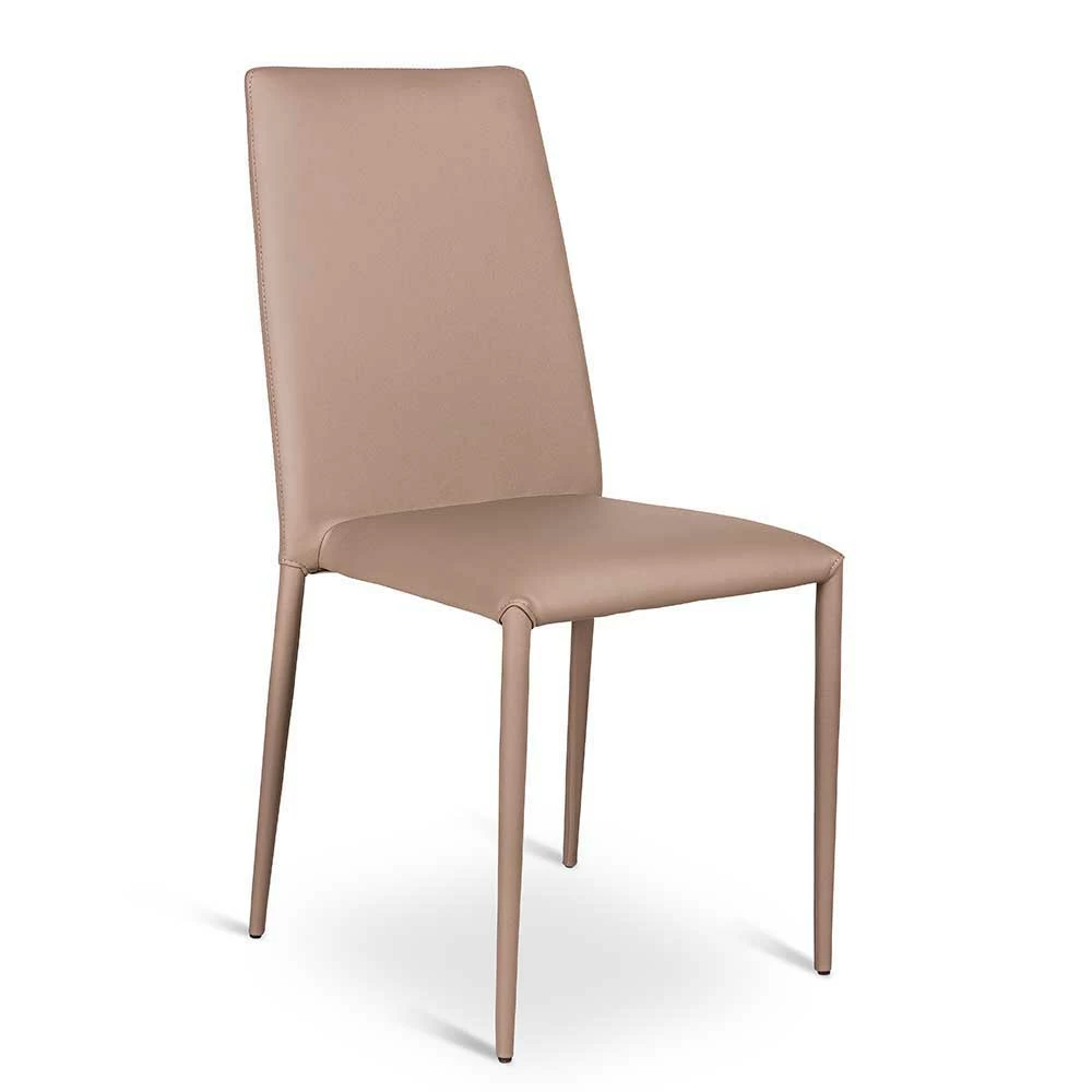 Eleganter Esszimmerstuhl Easy In Taupe (4er Set) - Image 2