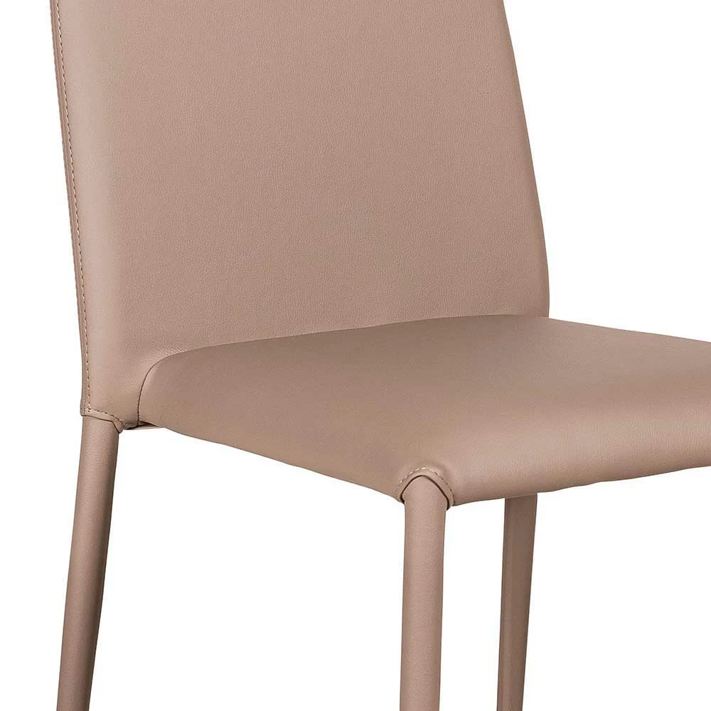 Eleganter Esszimmerstuhl Easy In Taupe (4er Set) - Image 3