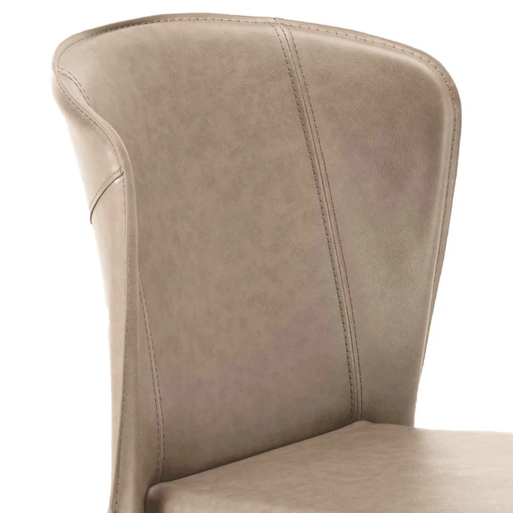 Eleganter Polsterstuhl In Taupe - Aliciano (2er Set) - Image 6