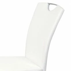 Esstisch Schwingstühle In Weiß - Tamara (2er Set) 11 Esstisch Schwingstühle In Weiß - Tamara (2er Set) -Malott-Shop esstisch schwingstuehle in weiss kunstlederbezug mit chrom tamara 03
