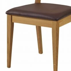 Esstischstuhl Likes Aus Holz Mit Kunstleder Braun -Malott-Shop esstischstuhl holz mit kunstleder braun massive wildeiche natur geoelt likes 03
