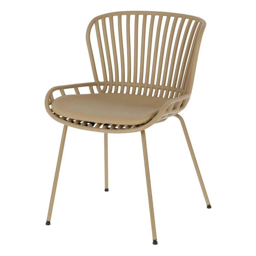 Esszimmer Designstühle in Beige - Libonato (4er Set) Esszimmer Designstühle In Beige - Libonato (4er Set) -Malott-Shop esszimmer designstuehle in beige mit polsterauflage libonato f