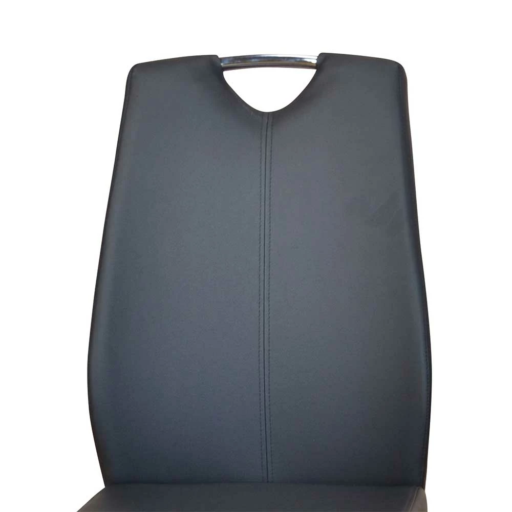 Esszimmer Freischwinger Ruhnau In Schwarz Kunstleder (2er Set) - Image 3