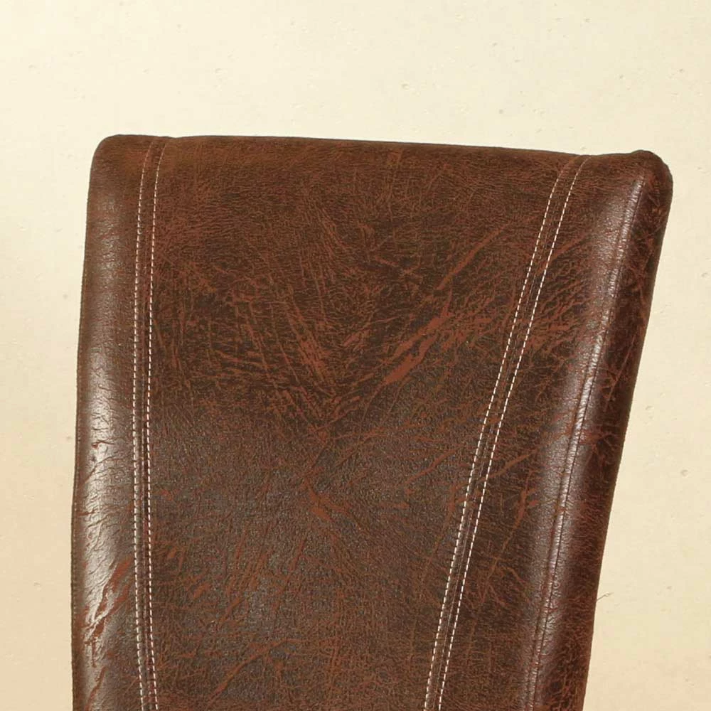 Esszimmer Polsterstuhl Giordano In Braun (2er Set) - Image 3