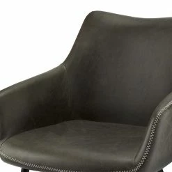 Esszimmer Tischsessel In Dunklem Grau - Gilverny (2er Set) 11 Esszimmer Tischsessel In Dunklem Grau - Gilverny (2er Set) -Malott-Shop esszimmer tischsessel in dunklem grau kunstleder mit schwarz stahl gilverny 03