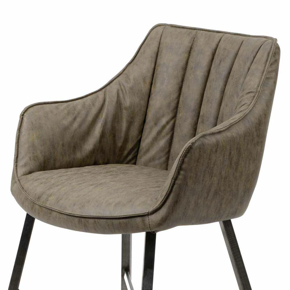 Esszimmer Tischsessel in Kunstleder Taupe Niels mit Stahlgestell (2er Set) Esszimmer Tischsessel In Kunstleder Taupe Niels Mit Stahlgestell (2er Set) -Malott-Shop esszimmer tischsessel in kunstleder taupe mit stahlgestell niels 02