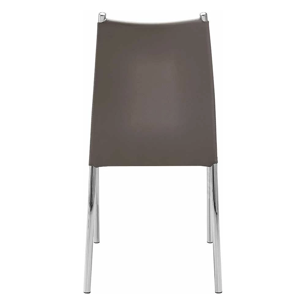 Esszimmerstühle In Hellbraun & Chrom - Christna (Set) - Image 4