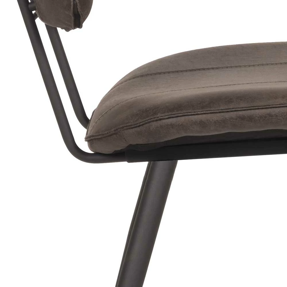 Esszimmerstuhl In Anthrazit Aus Kunstleder - Ayfina - Image 6