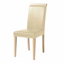 Esszimmerstuhl In Creme & Natur - Ducuda (2er Set)