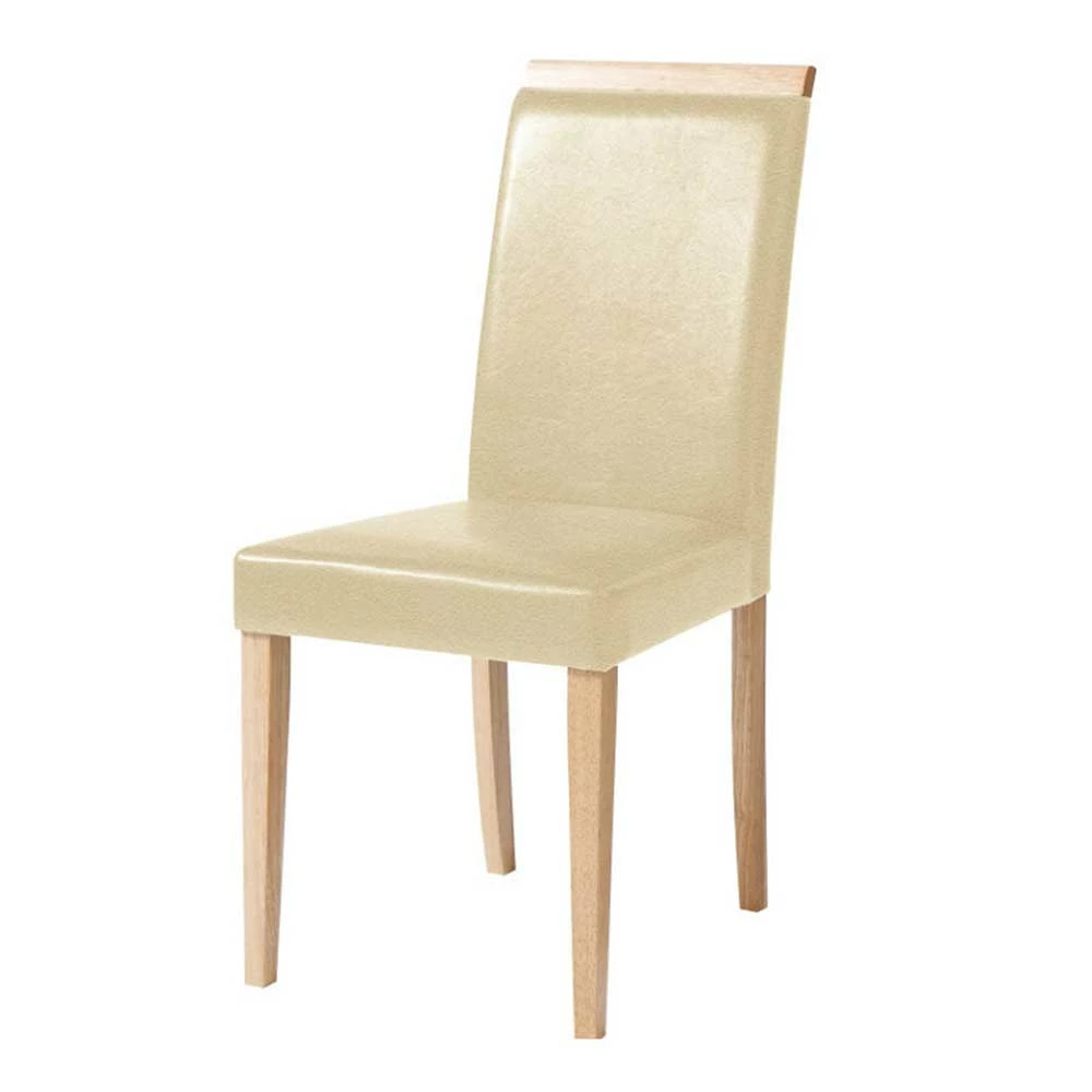 Esszimmerstuhl In Creme & Natur - Ducuda (2er Set)