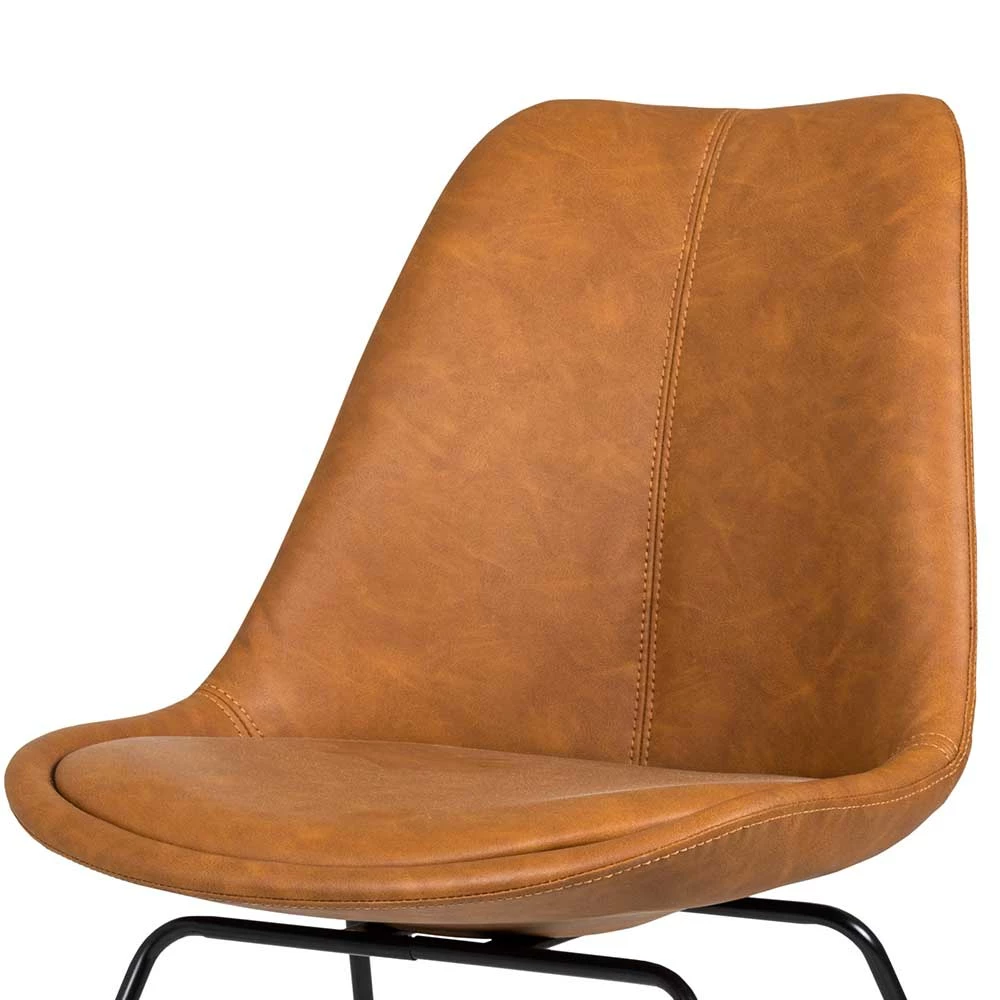 Esszimmerstuhl Mit Kunstleder Sitzschale - Baggado (2er Set) - Image 6