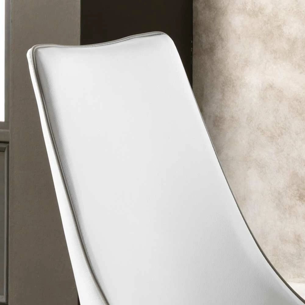 Esszimmerstuhl Singing in Weiß gepolstert (2er Set) Esszimmerstuhl Singing In Weiß Gepolstert (2er Set) -Malott-Shop esszimmerstuhl weiss gepolstert modern singing 02