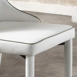 Esszimmerstuhl Singing In Weiß Gepolstert (2er Set) 6 Esszimmerstuhl Singing In Weiß Gepolstert (2er Set) -Malott-Shop esszimmerstuhl weiss gepolstert modern singing 04