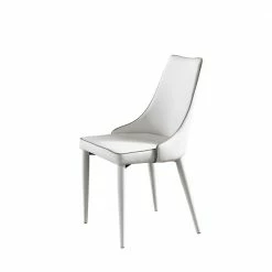 Esszimmerstuhl Singing In Weiß Gepolstert (2er Set)