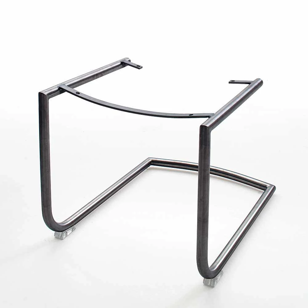 Freischwinger Esszimmerstuhl In Braun Schlamm Lecce Kunstleder (2er Set) - Image 4