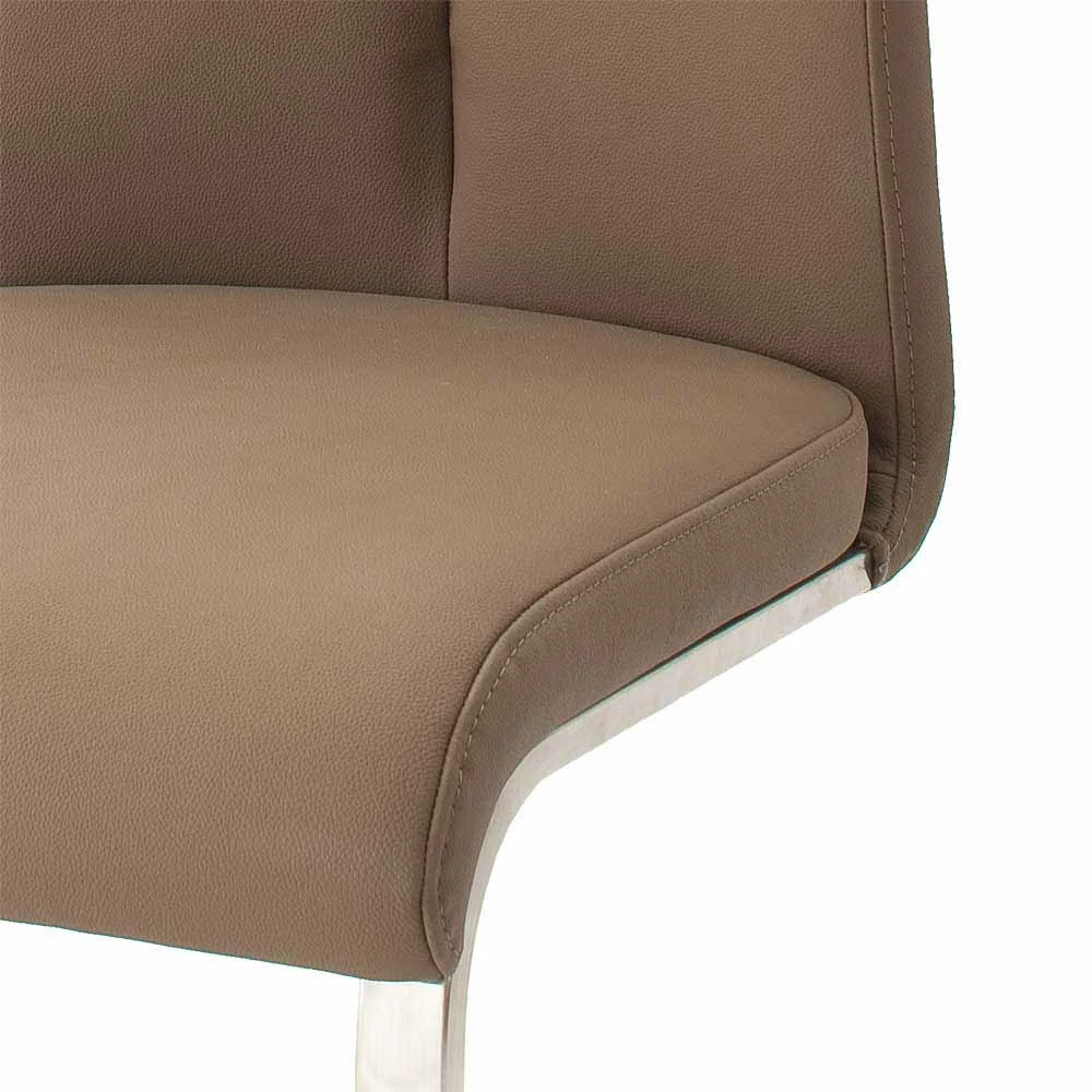 Freischwinger In Cappuccino Braun - Ennya (2er Set) 7 Freischwinger In Cappuccino Braun - Ennya (2er Set) - Image 5