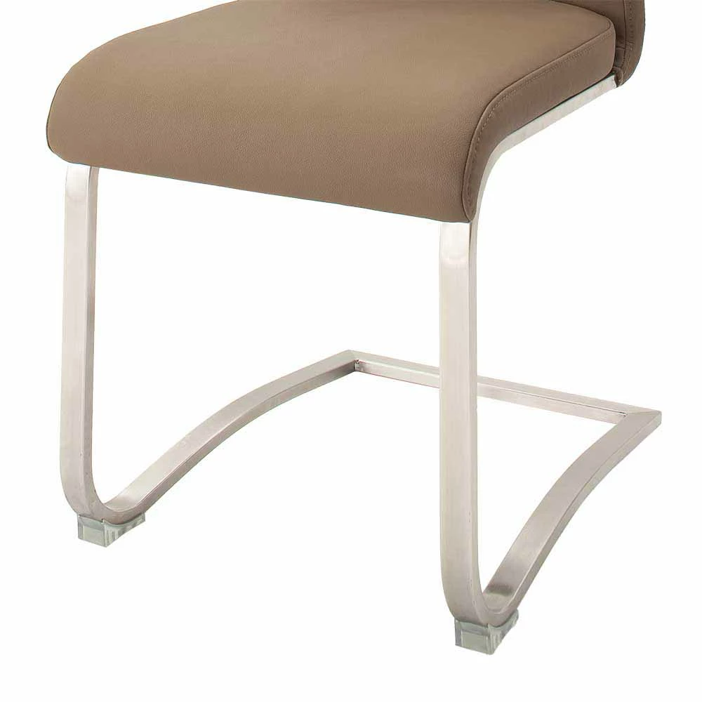 Freischwinger In Cappuccino Braun - Ennya (2er Set) 8 Freischwinger In Cappuccino Braun - Ennya (2er Set) - Image 6