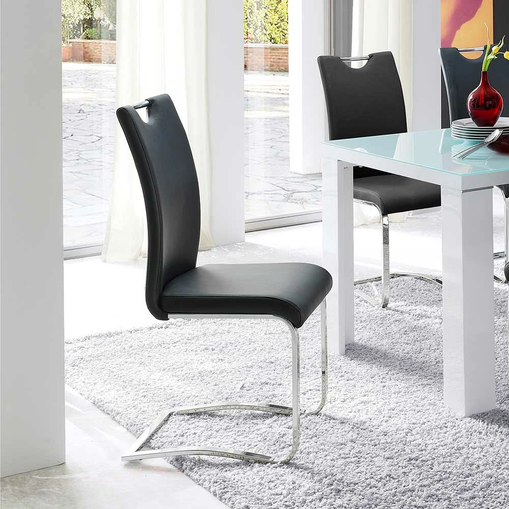 Freischwinger Set Lavrin Mit Griff (4er Set) 4 Freischwinger Set Lavrin Mit Griff (4er Set) - Image 2