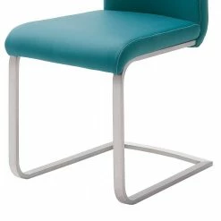 Freischwinger Stuhl In Petrol Leninga Kunstleder (4er Set) 10 Freischwinger Stuhl In Petrol Leninga Kunstleder (4er Set) -Malott-Shop freischwinger stuhl in petrol kunstleder leninga 02