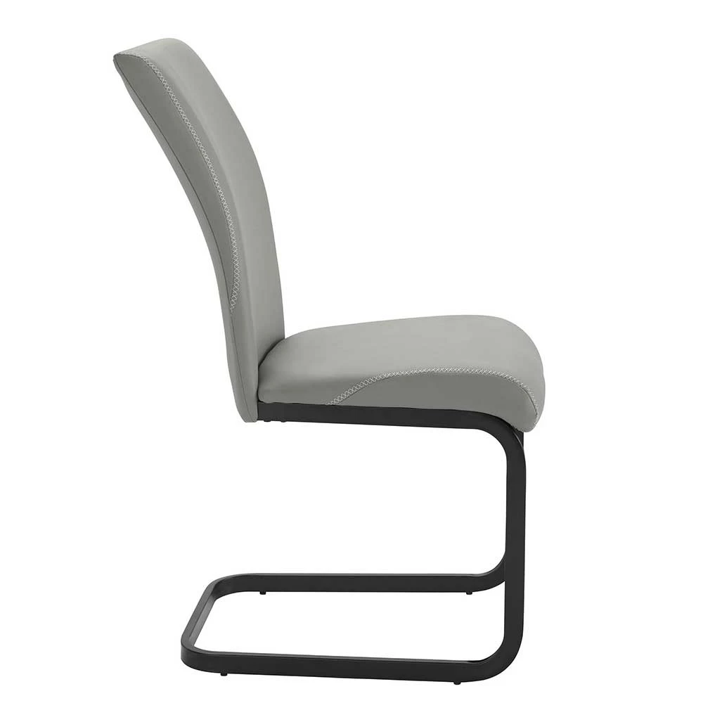 Graue Freischwinger Aus Kunstleder - Krapina (Set) - Image 3